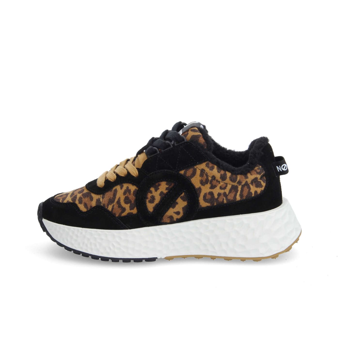CARTER JOGGER W - SDE/SDE L/CCOON - BLACK/LEOPARD
